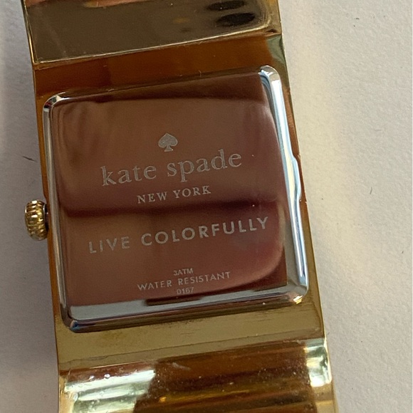 Kate Spade Pink Goldtone Bangle watch, new condition, Live Colorfully - Picture 8 of 10